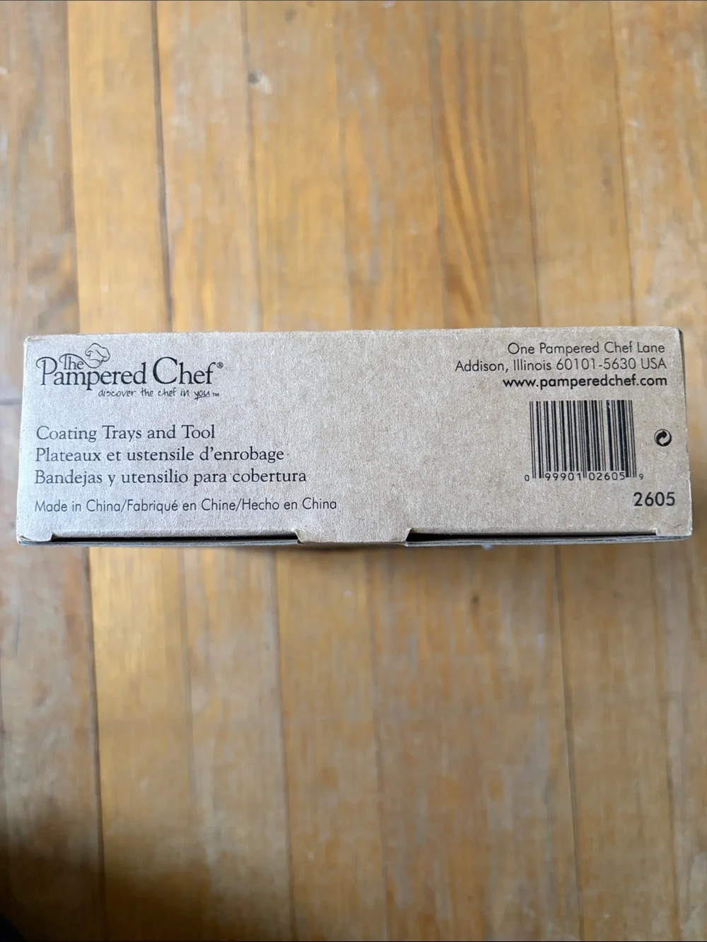 NEW Pampered Chef Brown Kraft Coating Trays and Tool Pack